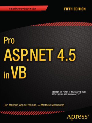 cover image of Pro ASP.NET 4.5 in VB